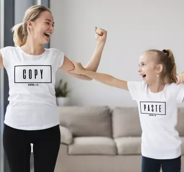Mama Tochter T Shirt Kopieren und einfügen - TenStickers