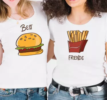 Mutter und tochter t shirt beste burger freundschaft - TenStickers