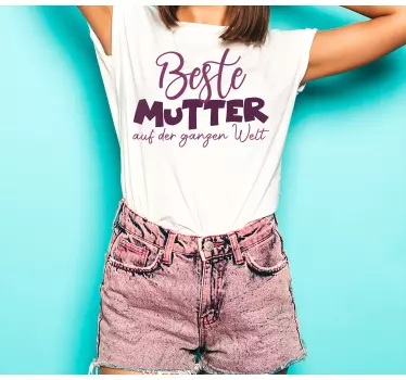 Mutter und tochter t shirt beste mama aller zeiten - TenStickers