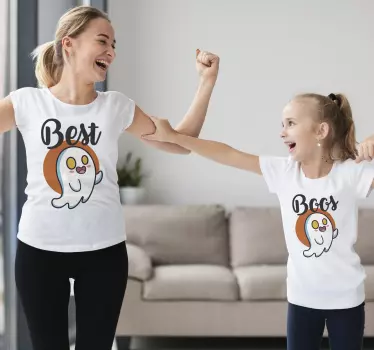 Mutter und tochter t shirt bestes boo kostüm - TenStickers