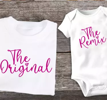 Mutter und tochter t shirt das originale remake - TenStickers
