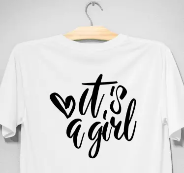 Mutter und tochter t shirt es ist ein mädchen herz - TenStickers
