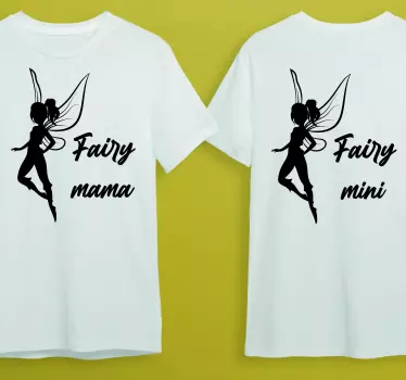 Mutter und tochter t shirt feenmotiv passende outfits - TenStickers