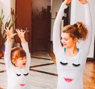 Mutter und tochter t-shirt fröhliche partnerlooks - TenStickers