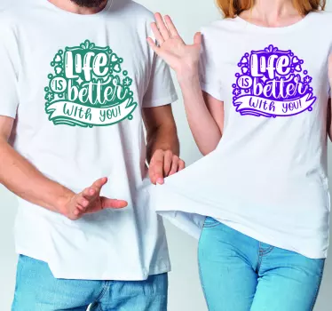 Mutter und tochter t shirt gemeinsam ist es schöner - TenStickers