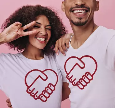 Mutter und tochter t shirt herzhafte verbindung - TenStickers