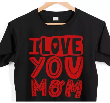 Mutter und tochter t shirt ich liebe dich mama - TenStickers