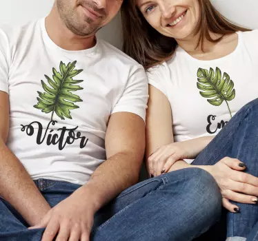 Mutter und tochter t shirt laubige partnerbekleidung - TenStickers
