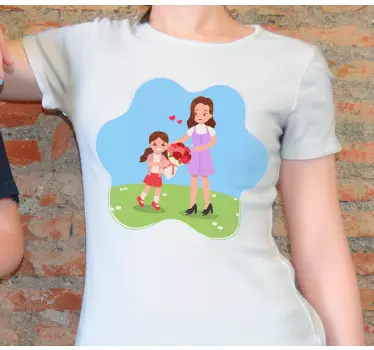 Mutter und tochter t shirt liebe zwischen mutter und tochter - TenStickers