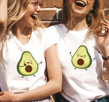 Mutter und tochter t shirt lustige avocados teilen lachen - TenStickers