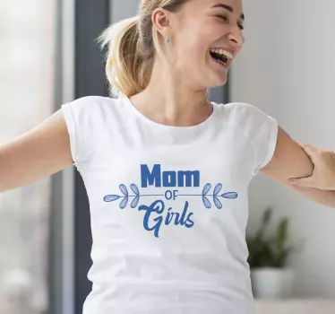 Mutter und tochter t-shirt mamas fröhlicher ausdruck - TenStickers