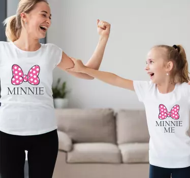 Mutter und tochter t shirt minnie maus schleifen paar - TenStickers