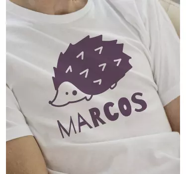 Mutter und tochter t-shirt mit süßem igel design - TenStickers