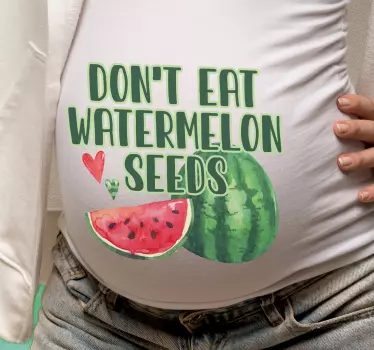 Mutter und tochter t-shirt mit süßem wassermelonen spruch - TenStickers
