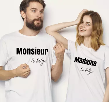 Mutter und tochter t shirt monsieur madame paare tees - TenStickers