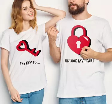 Mutter und tochter t shirt Öffne mein herz - TenStickers