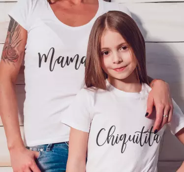 Mutter und tochter t shirt passende familien t-shirts - TenStickers
