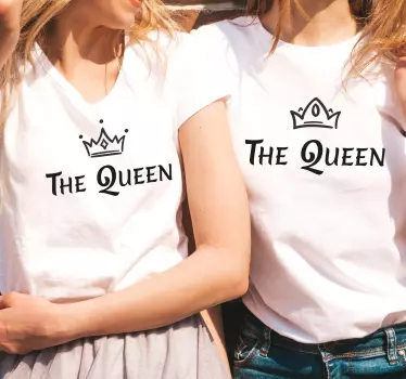 Mutter und tochter t shirt passende königin outfits - TenStickers