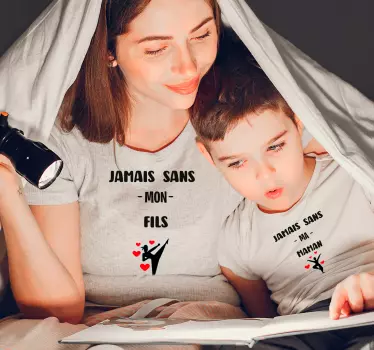 Mutter und tochter t shirt spaßige familienmomente - TenStickers