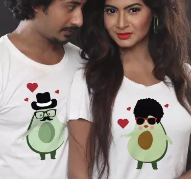 Mutter und tochter t-shirt süßes avocado paar - TenStickers