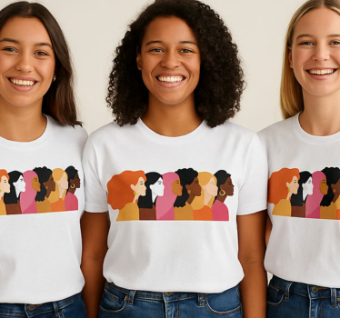 Original t shirt für vielfältige frauenprofile - TenStickers