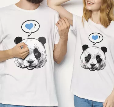 Original t shirt für süße panda-liebhaber - TenStickers