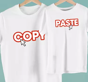 Original t shirt im copy paste konzept - TenStickers