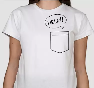 Original t shirt mit hilfe taschen design - TenStickers