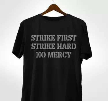 Original t shirt mit kraftvollem motivationsspruch - TenStickers