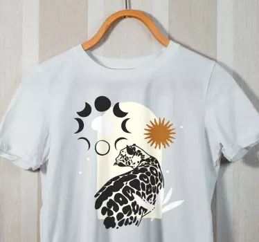 Original t shirt mit leoparden-himmelsmuster - TenStickers