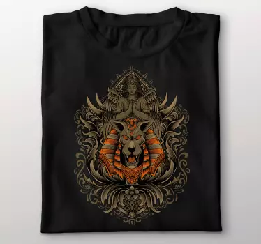 Original t shirt mit majestätischem löwenemblem - TenStickers
