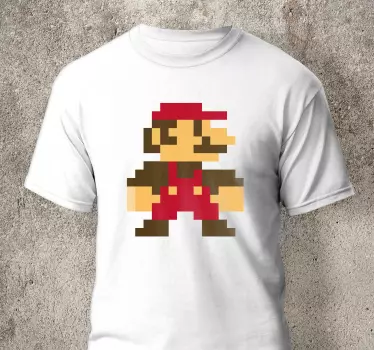 Original t shirt mit pixelierten charakteren - TenStickers