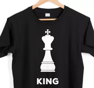 Original t shirt mit stylischer könig grafik - TenStickers