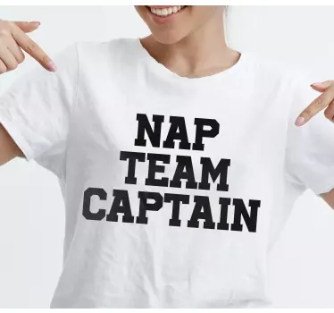 Original t shirt schlafteam kapitän - TenStickers