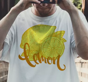 Original t shirt zitronenfrucht konzept - TenStickers