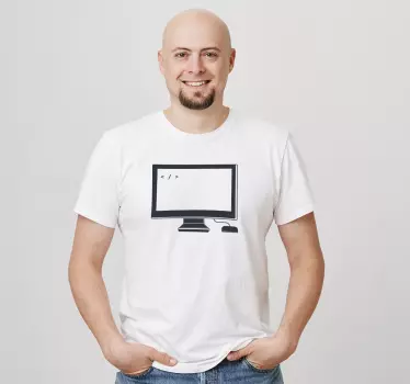 Originelles T-Shirt PC mit Code - TenStickers