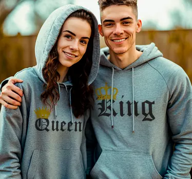 Partner Pullover King & Queen - TenStickers