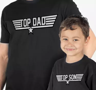 Papa Sohn T Shirt Camiseta top papa und sohn - TenStickers