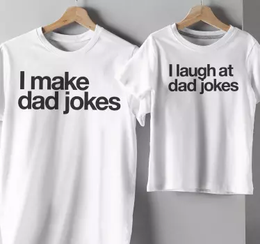 Papa Sohn T Shirt Papa witze - TenStickers