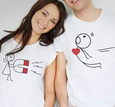 Partner T Shirts Herz Magnet - TenStickers