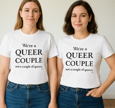 Pärchen t shirts lgbt queer design - TenStickers