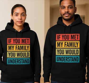 Pärchen t shirts treffe meine familie und verstehe - TenStickers