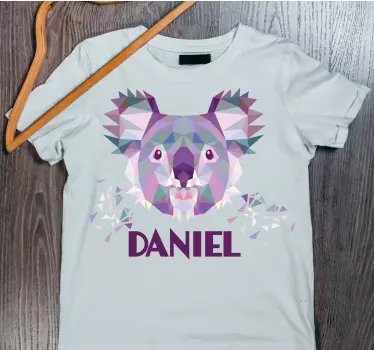 T-shirt baby koala gesicht kunst - TenStickers