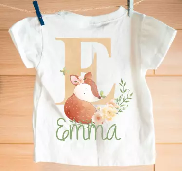 T-shirt baby mit süßer fuchsillustration - TenStickers