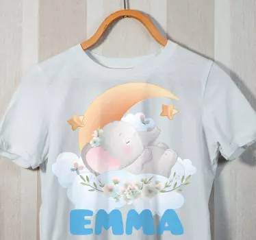 T-shirt baby süßer schlafender elefant - TenStickers