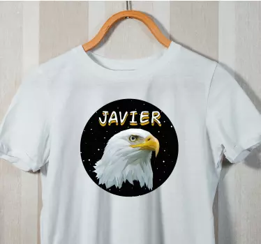 T-shirt mit namen adlerkopf mit javier - TenStickers