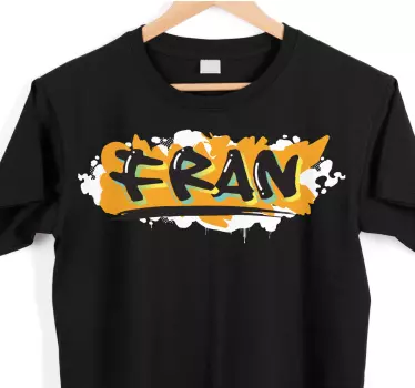 T-Shirt mit Namen junger graffiti-stil - TenStickers