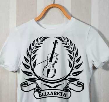 T-shirt mit namen musical laureat emblem - TenStickers