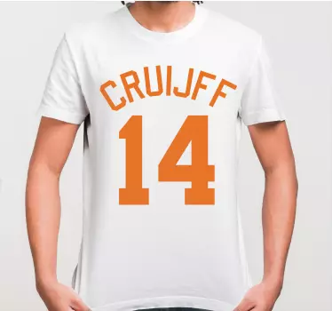 T-shirt mit namen und personalisierter sportnummer - TenStickers