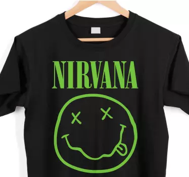 T-Shirt mit nirvana-logo - TenStickers